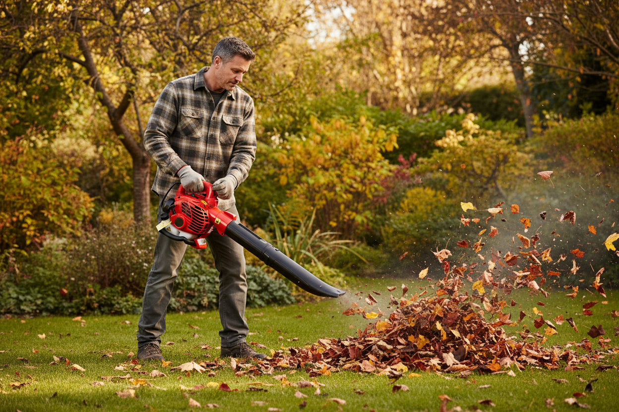 Red Blower Red Rhino Petrol Leaf Blower 26cc (Hand Held) | Outdoor Power Tools ...