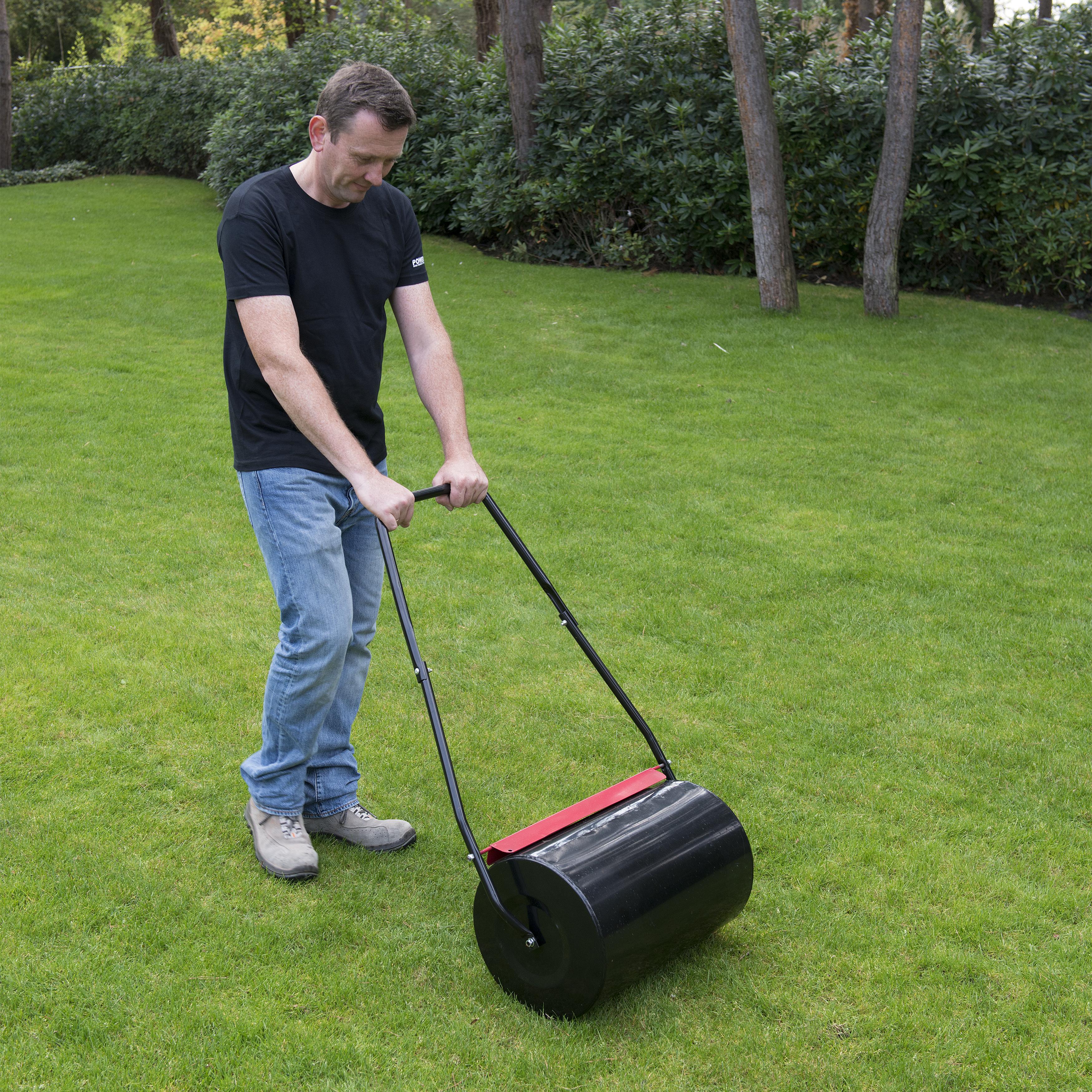 Lawn roller for online lawn mower