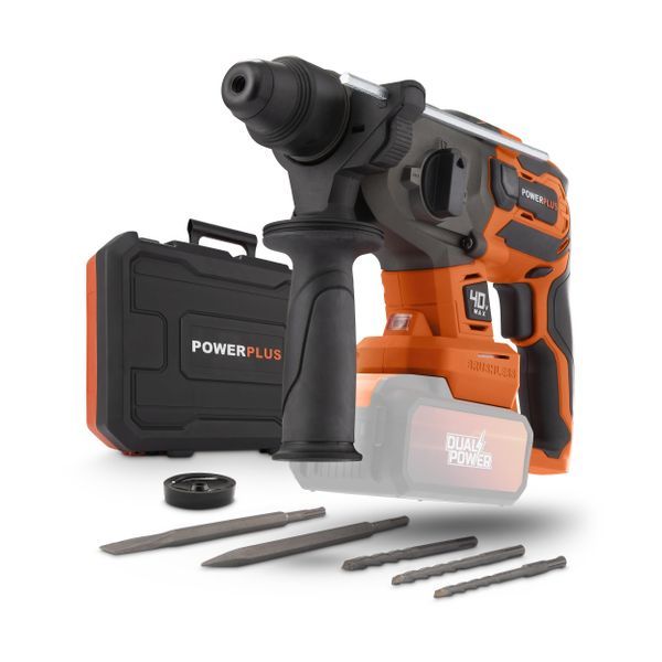 Dual Power - 40V Cordless Hammer Drill Brushless - 4 Functions(unit only)