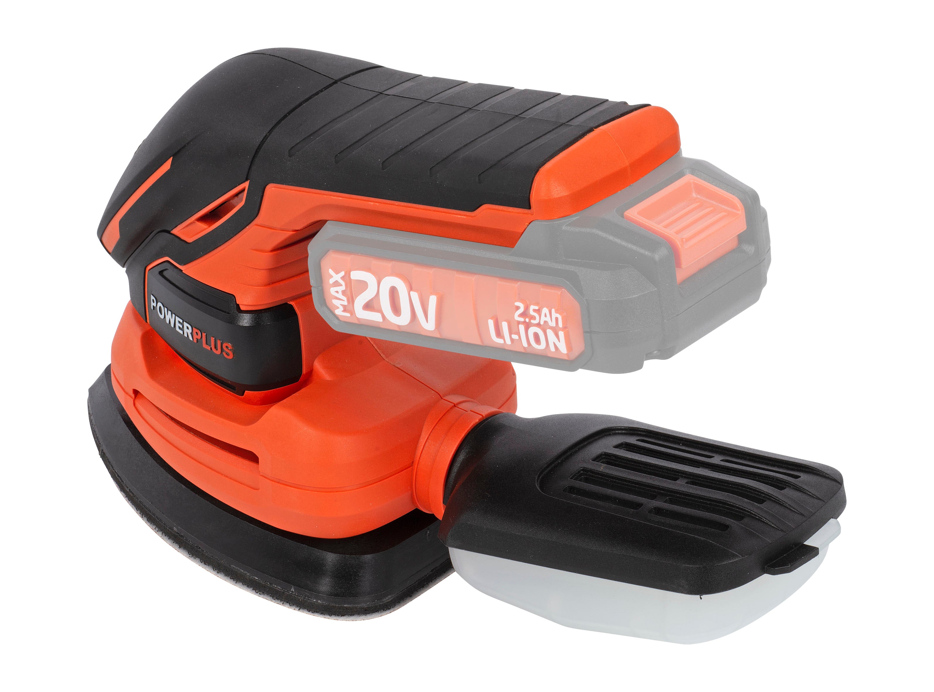 Dual Power - 20V Palm Sander - Orange (unit only) – RED RHINO