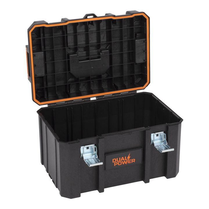 Dual Power Tool Box Large RED RHINO