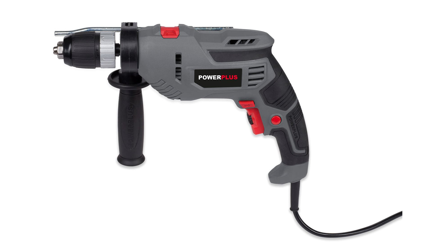 Power Plus - 720w Impact Drill - Grey