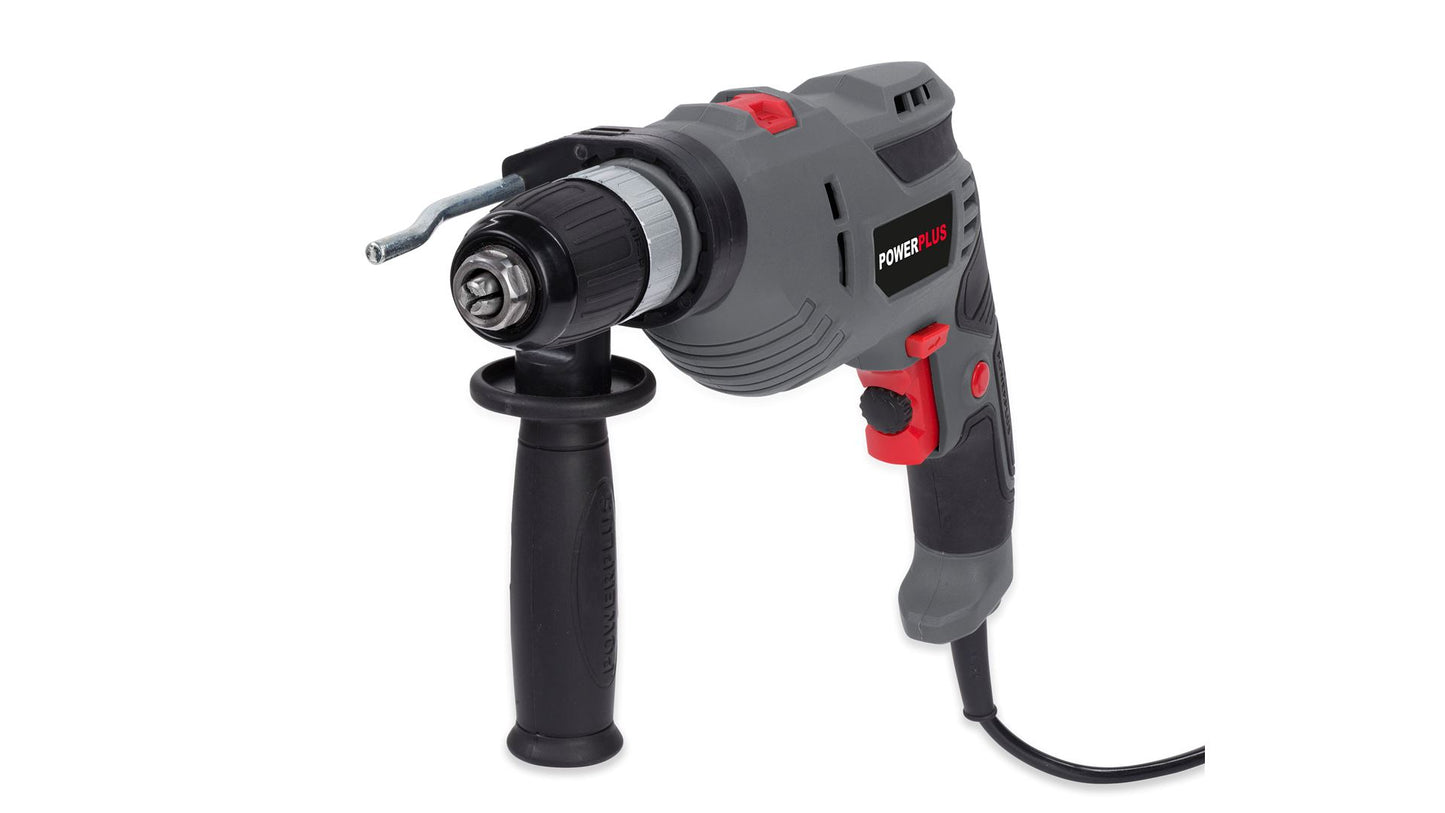 Power Plus - 720w Impact Drill - Grey