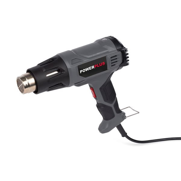 Power Plus - 1600w Heat Gun + Nozzles - Grey