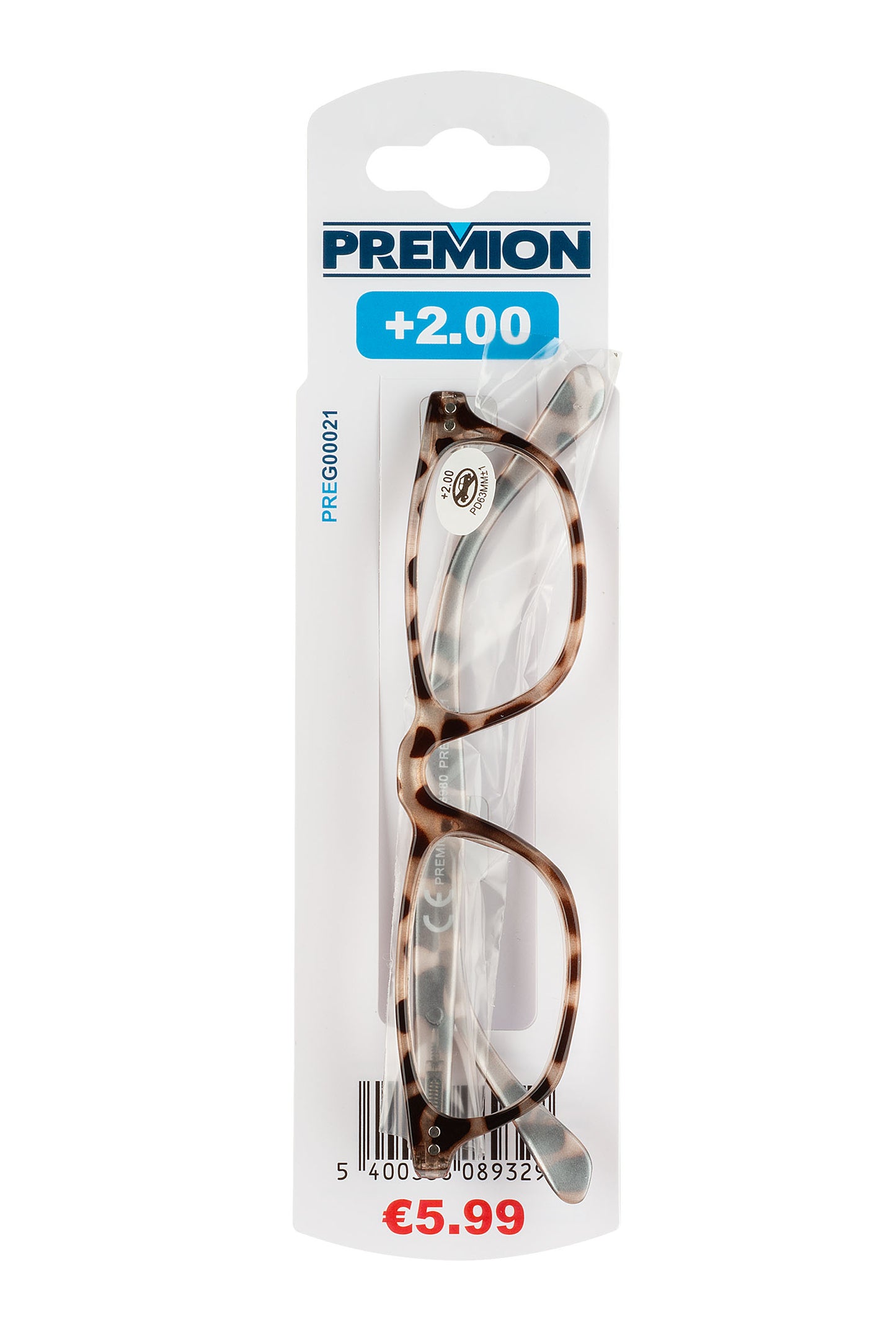 Premion - Reading Glasses - Brown/Grey (Model 2)