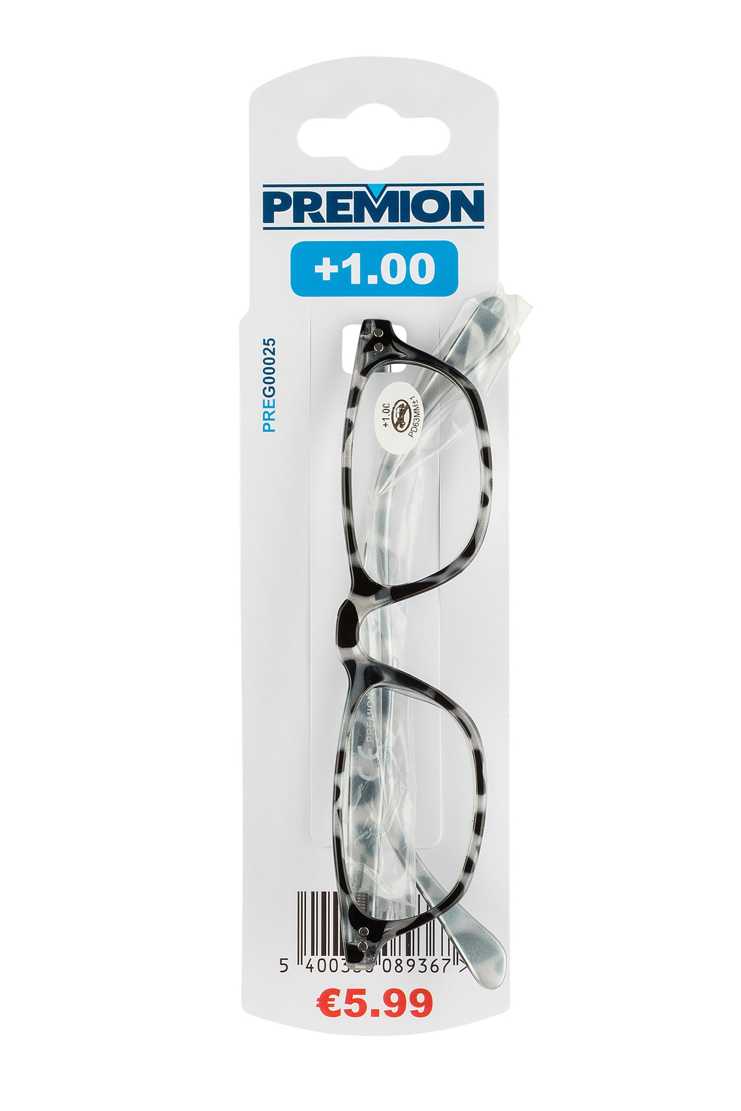 Premion - Reading Glasses - Black/Grey (Model 2)