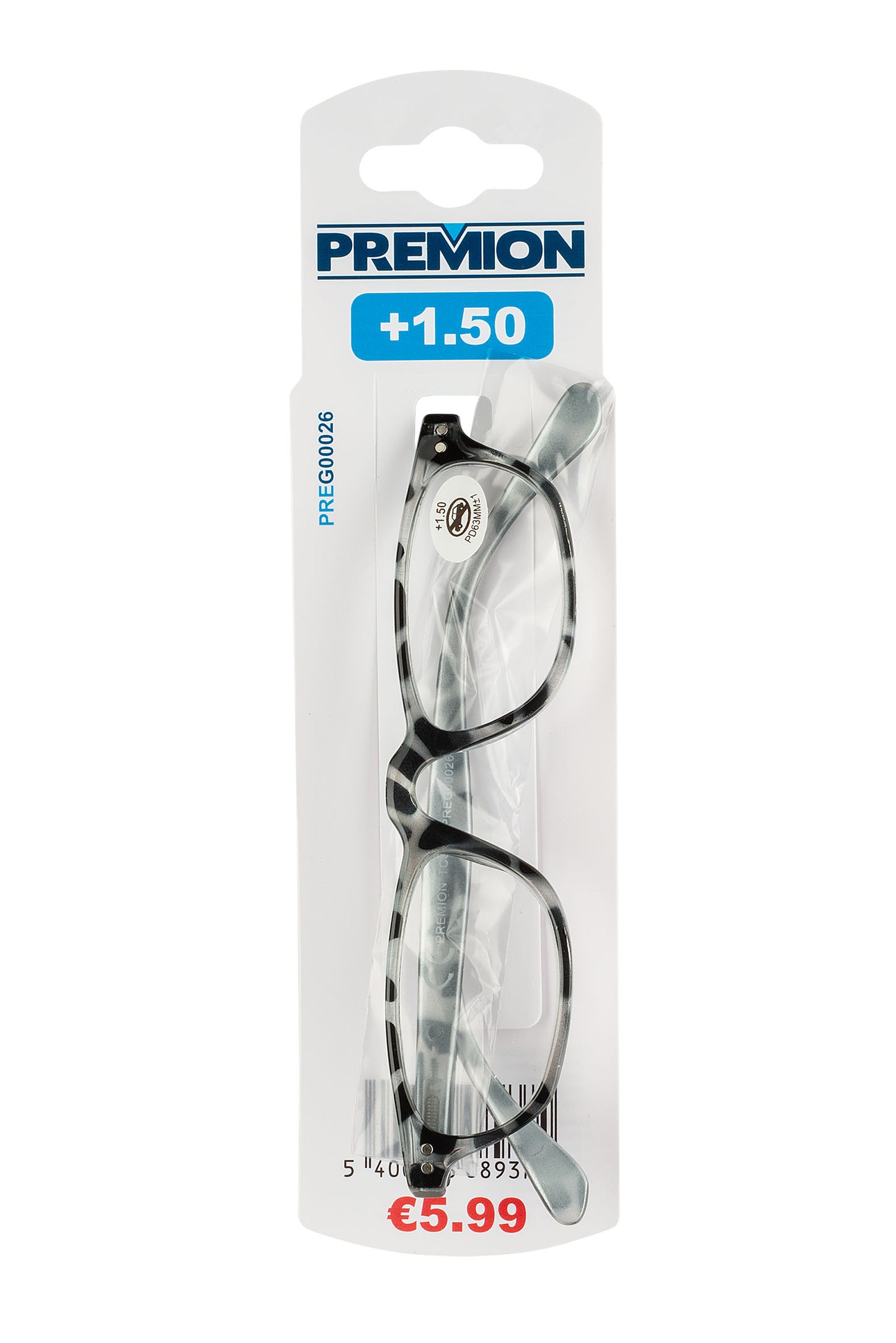 Premion - Reading Glasses - Black/Grey (Model 2)