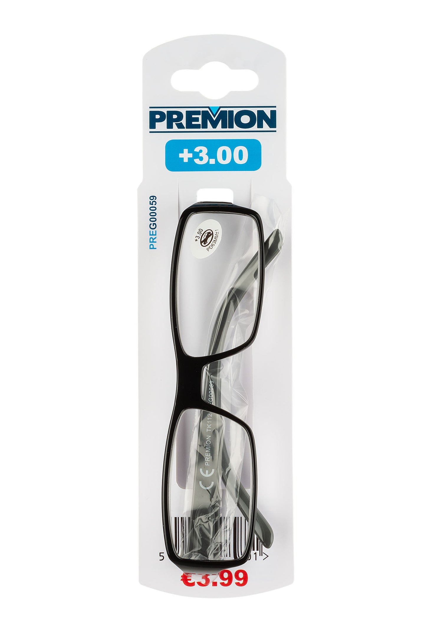 Premion - Reading Glasses - Black/Grey (Model 4)