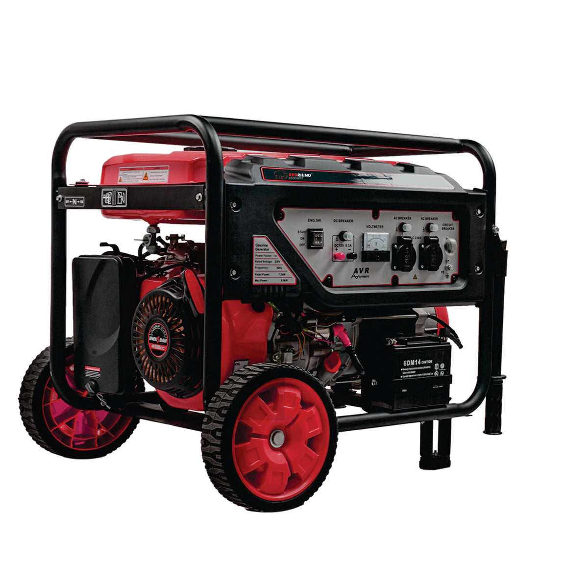 Red Power Generator Red Rhino 8.0KW Dual Fuel Generator (LP Gas) | Generator for House ...