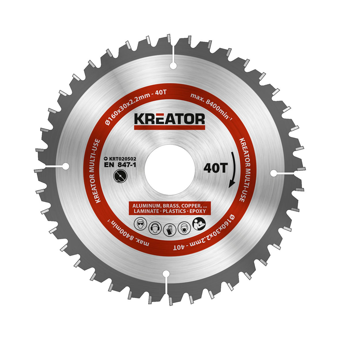 Kreator - Saw Blade - Multi-use - Ø160mm - 40T