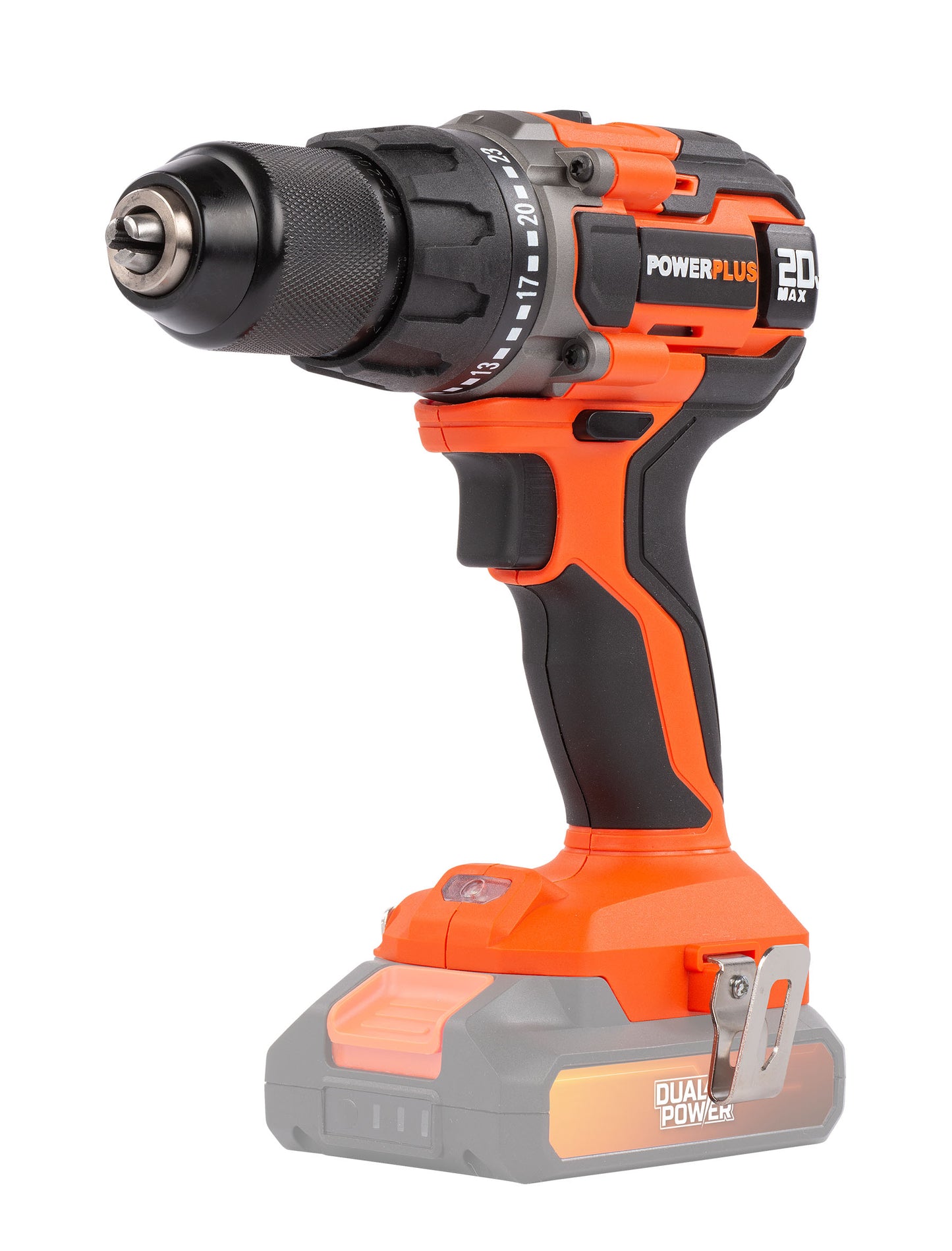 Dual Power - 20V Cordless Drill/Screwdriver - Orange (unit only)