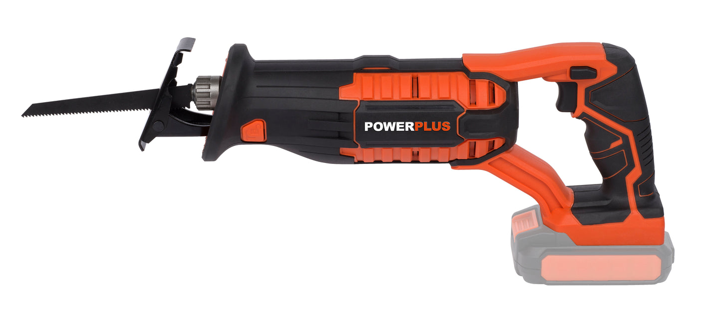 Dual Power - 20V Cordless Reciprocating Saw - Orange (unit only)