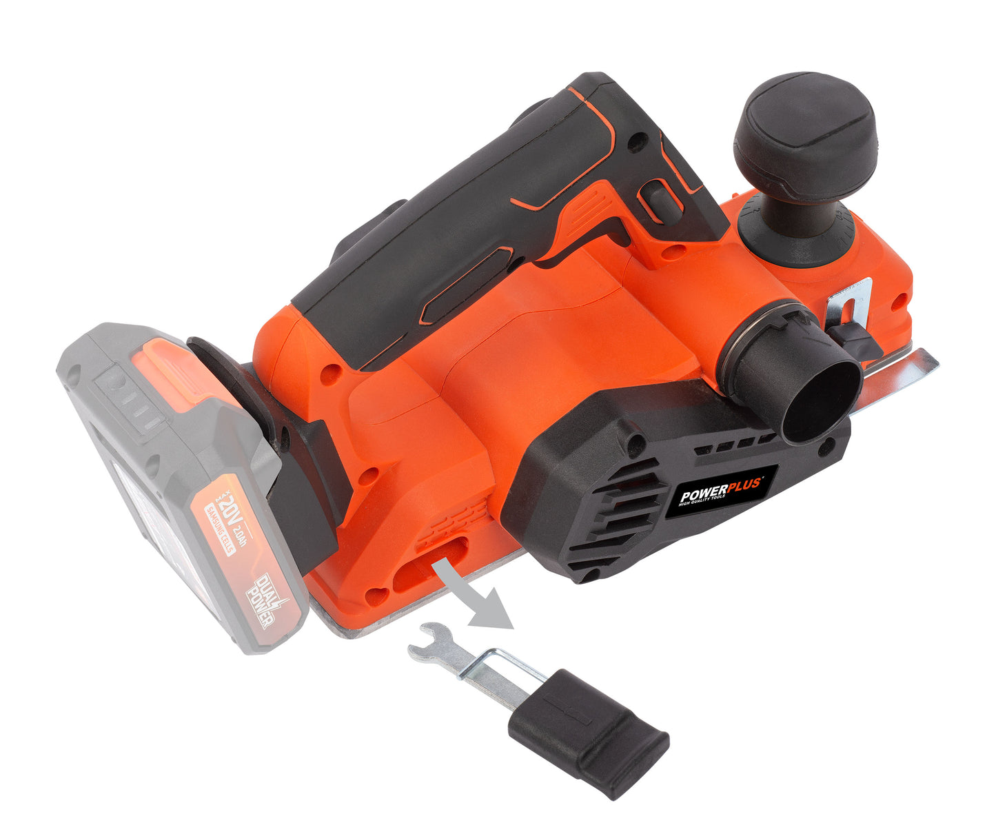 Dual Power - 20V Planer Brushless - Orange (unit only)