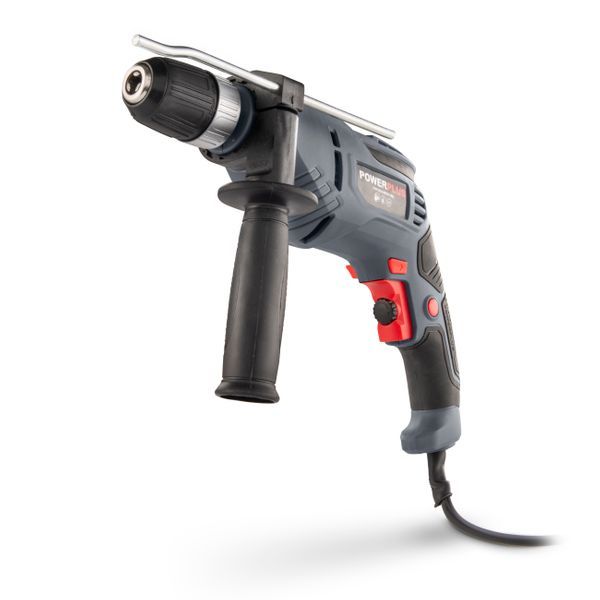 Power Plus - 720w Impact Drill - Grey