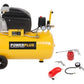 Power Plus - Air Compressor + Spray Kit - 50L